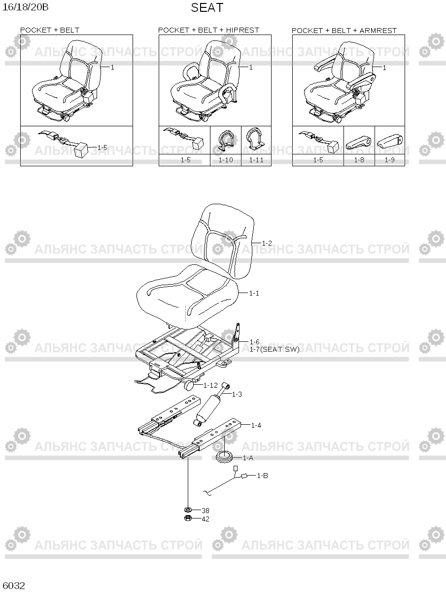 6032 SEAT 16/18/20B-7, Hyundai