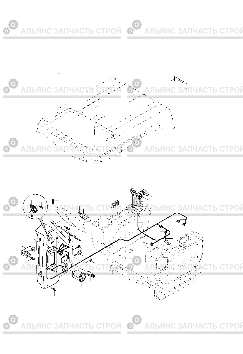 2074 CAB ELECTRIC 2(OPT, #1103-) R250LC-7, Hyundai