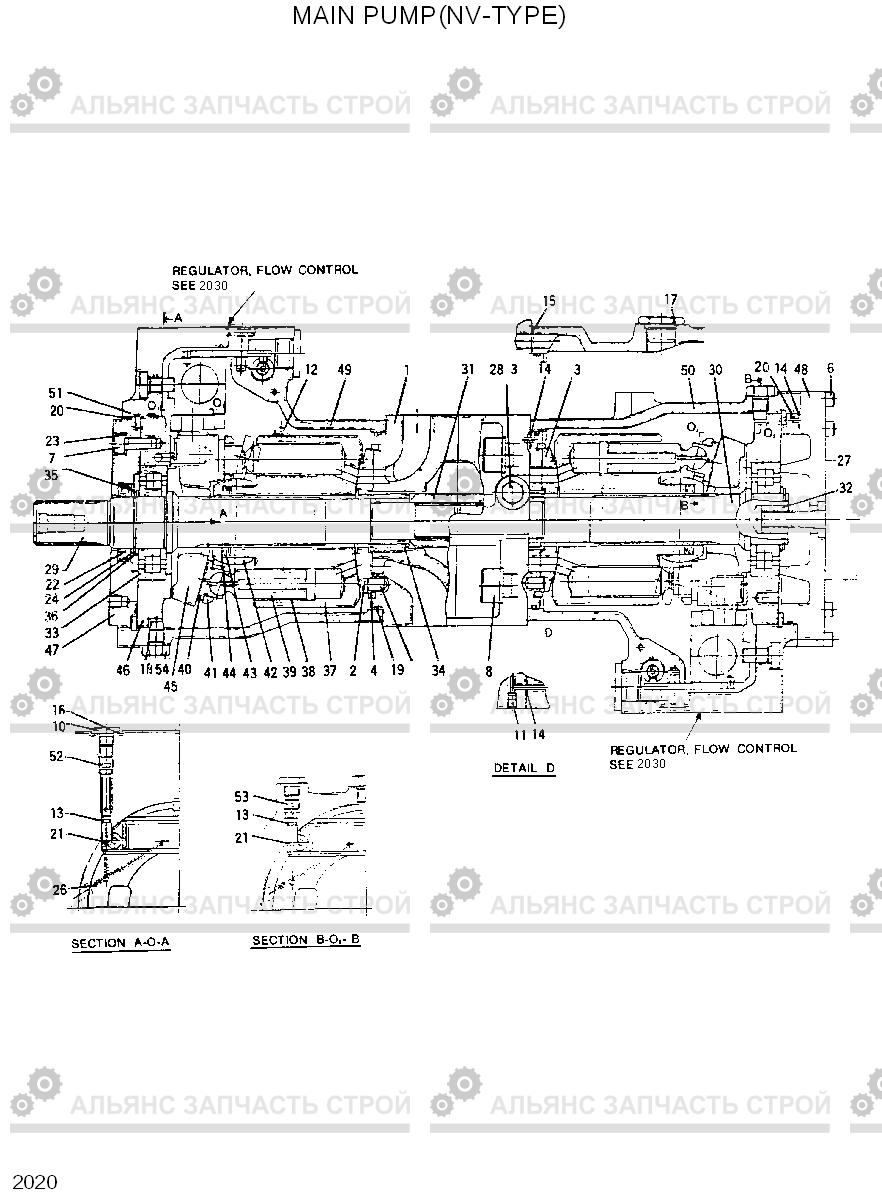2020 MAIN PUMP(NV-TYPE) R280LC, Hyundai