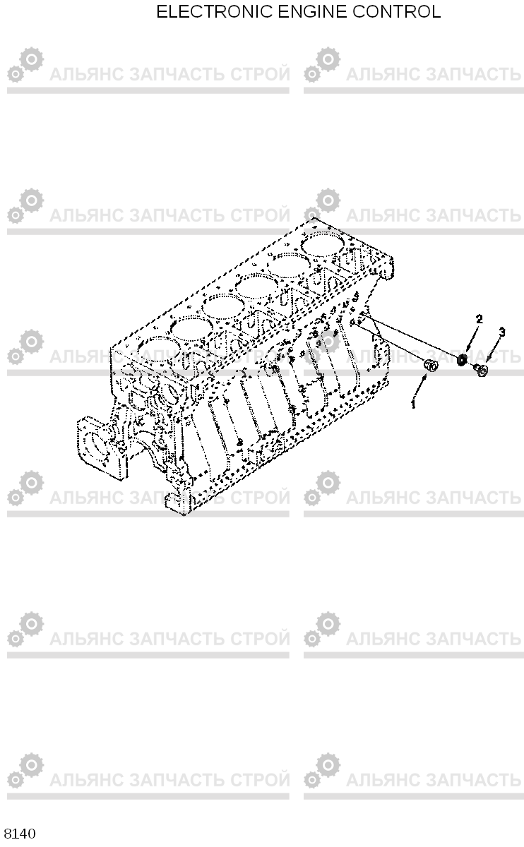 8140 ELECTRONIC ENGINE CONTROL R320LC, Hyundai