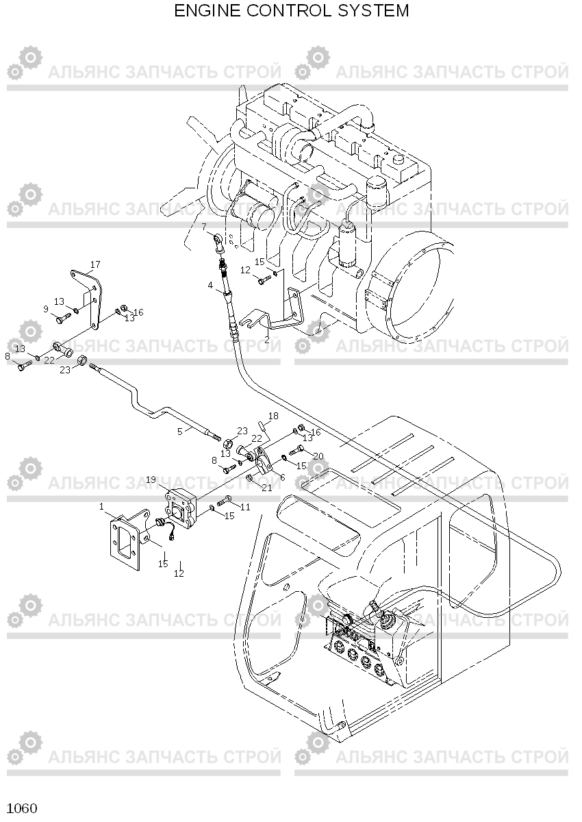 1060 ENGINE CONTROL SYSTEM R320LC-3, Hyundai